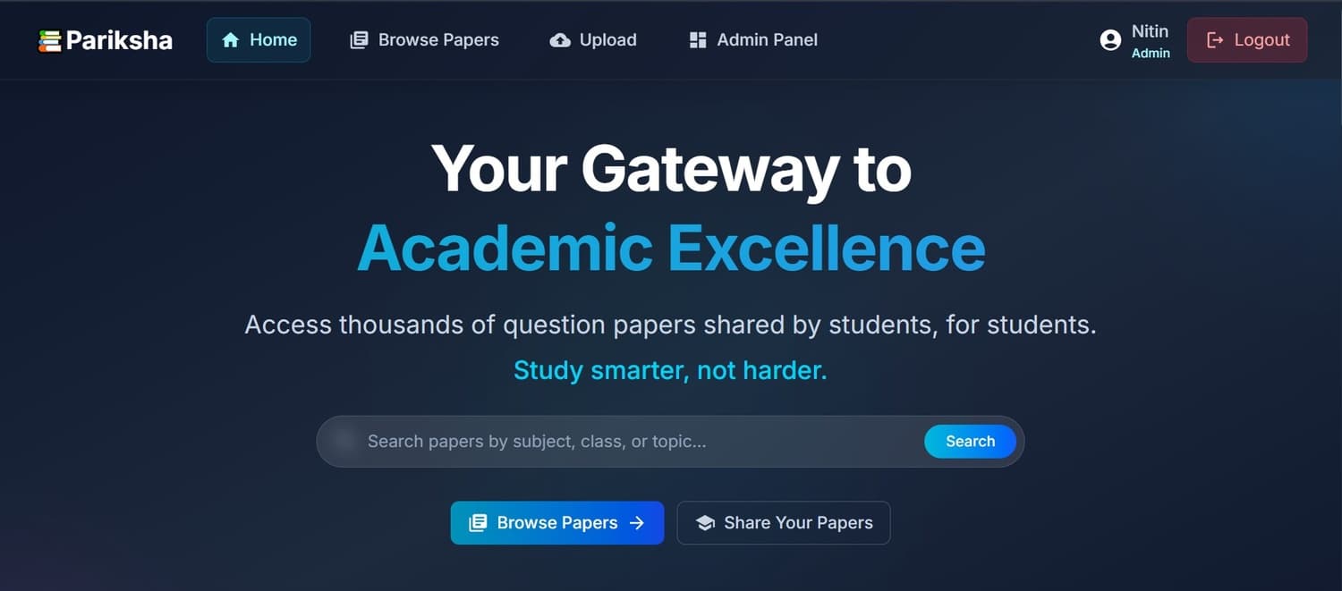 Pariksha - Education Platform - Professional website developed by EaseBuilds for Punjab India. Education website with Easy Access.